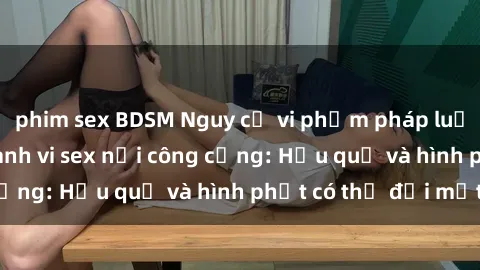 phim sex BDSM Nguy cơ vi phạm pháp luật khi thực hiện hành vi sex nơi công cộng: Hậu quả và hình phạt có thể đối mặt